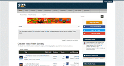 Desktop Screenshot of greateriowareefsociety.org
