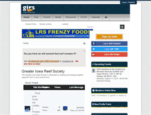 Tablet Screenshot of greateriowareefsociety.org